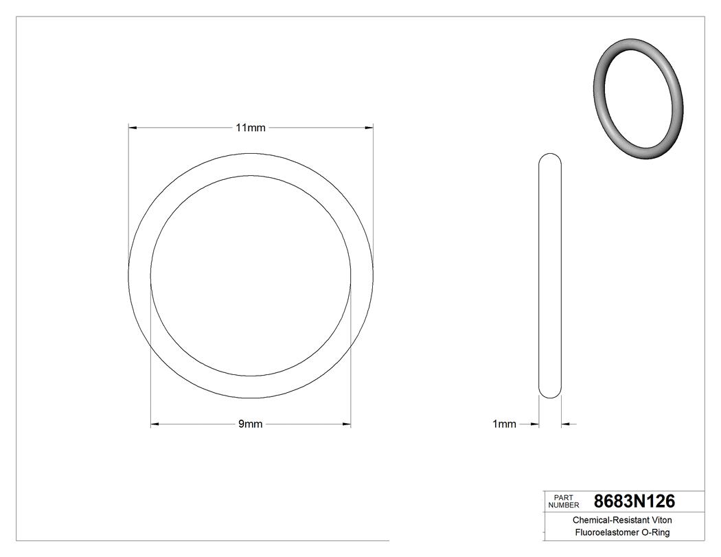 Technical drawing - 8683N126